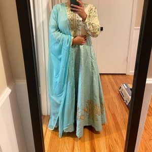 Three piece Anarkali outfit size 40